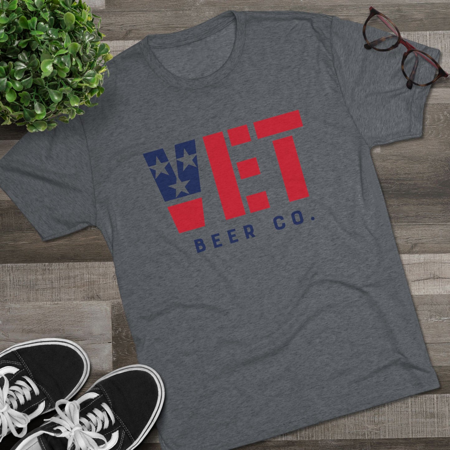 Men's Vet Beer Tri-Blend Crew Tee