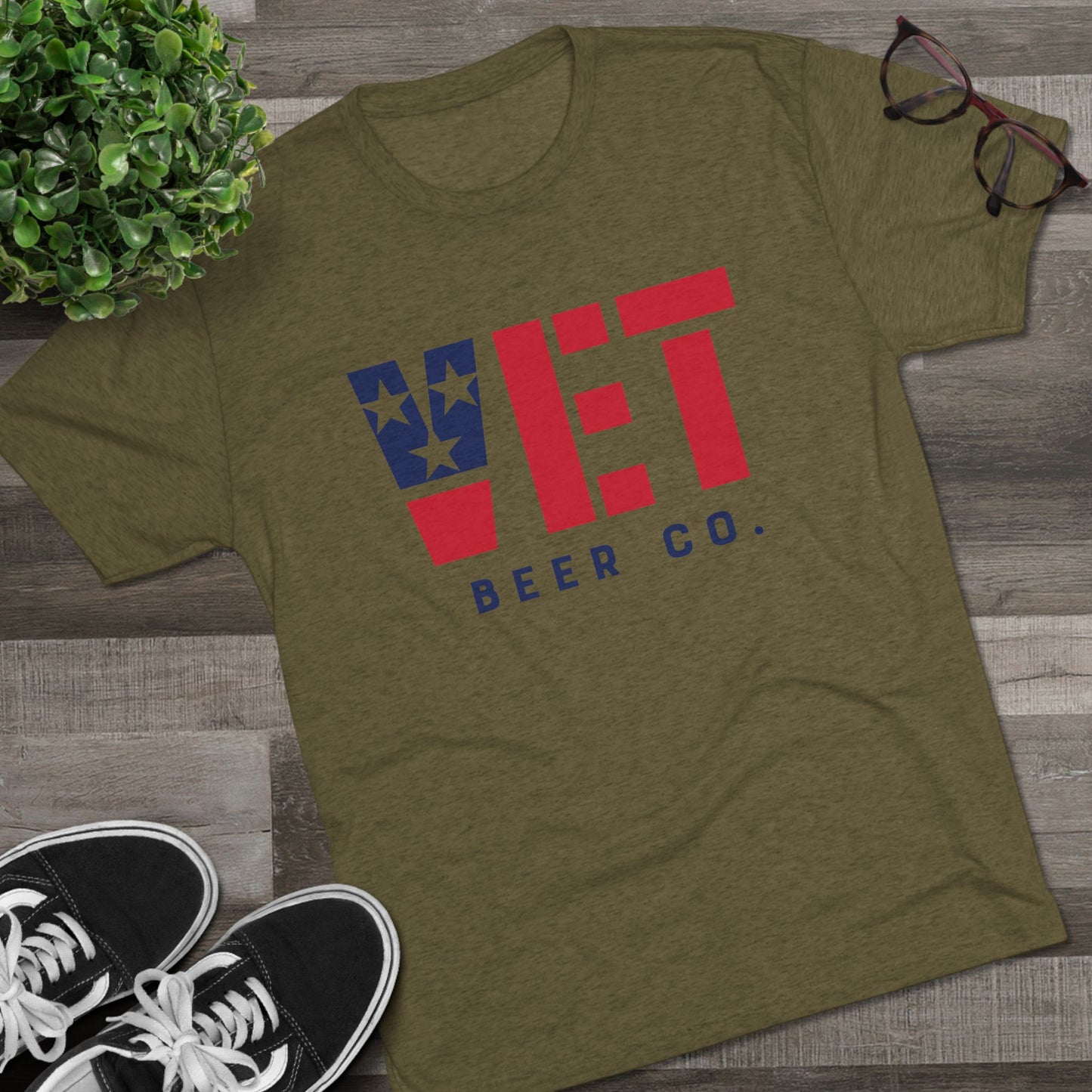 Men's Vet Beer Tri-Blend Crew Tee