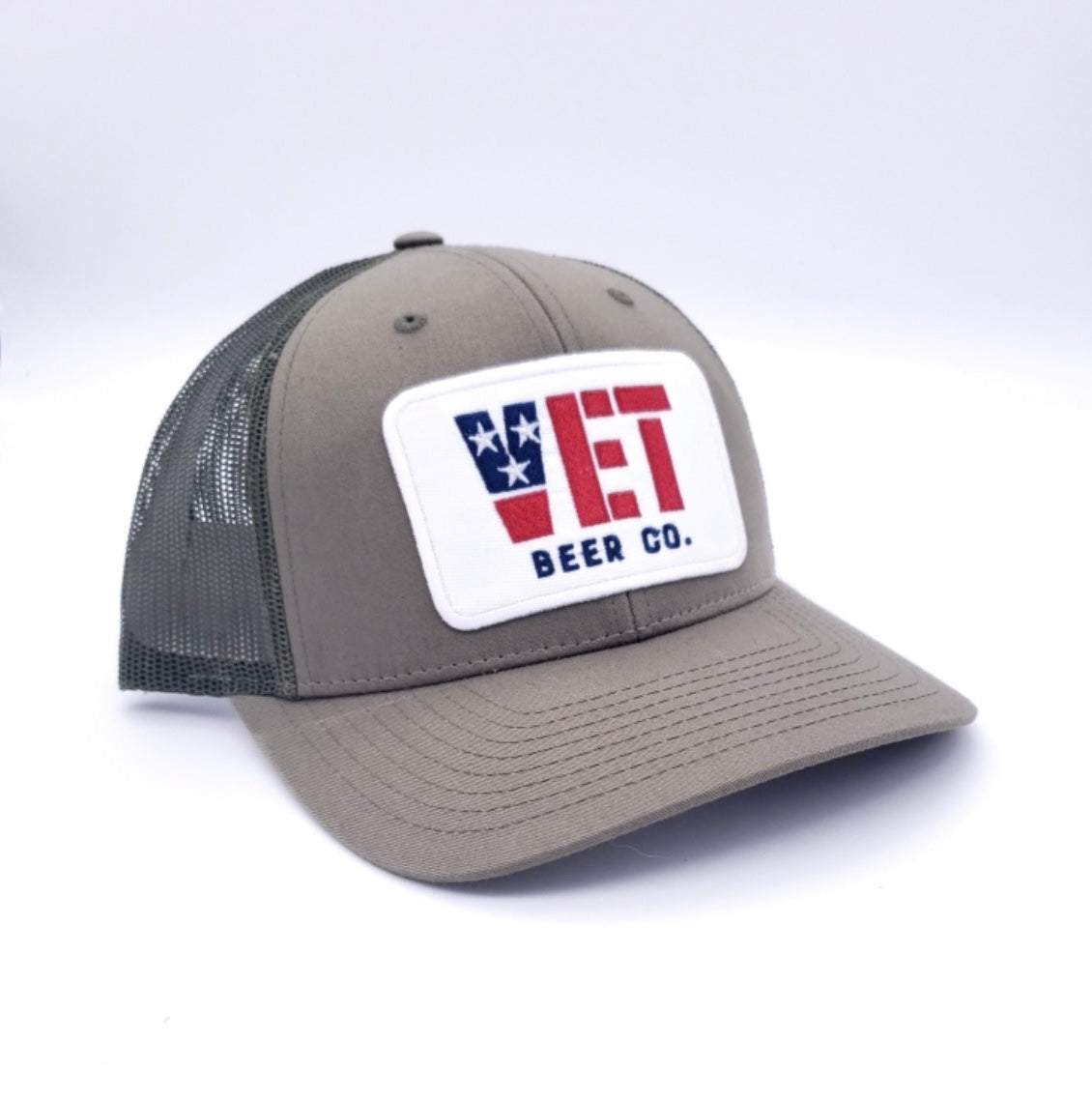 VET Beer Olive Green with Embroidered Patch