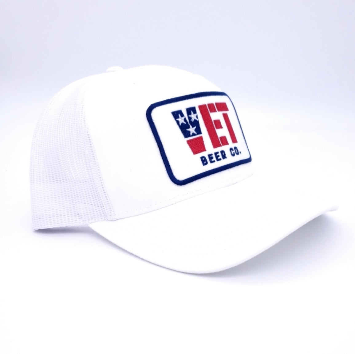VET Beer White with Embroidered Patch