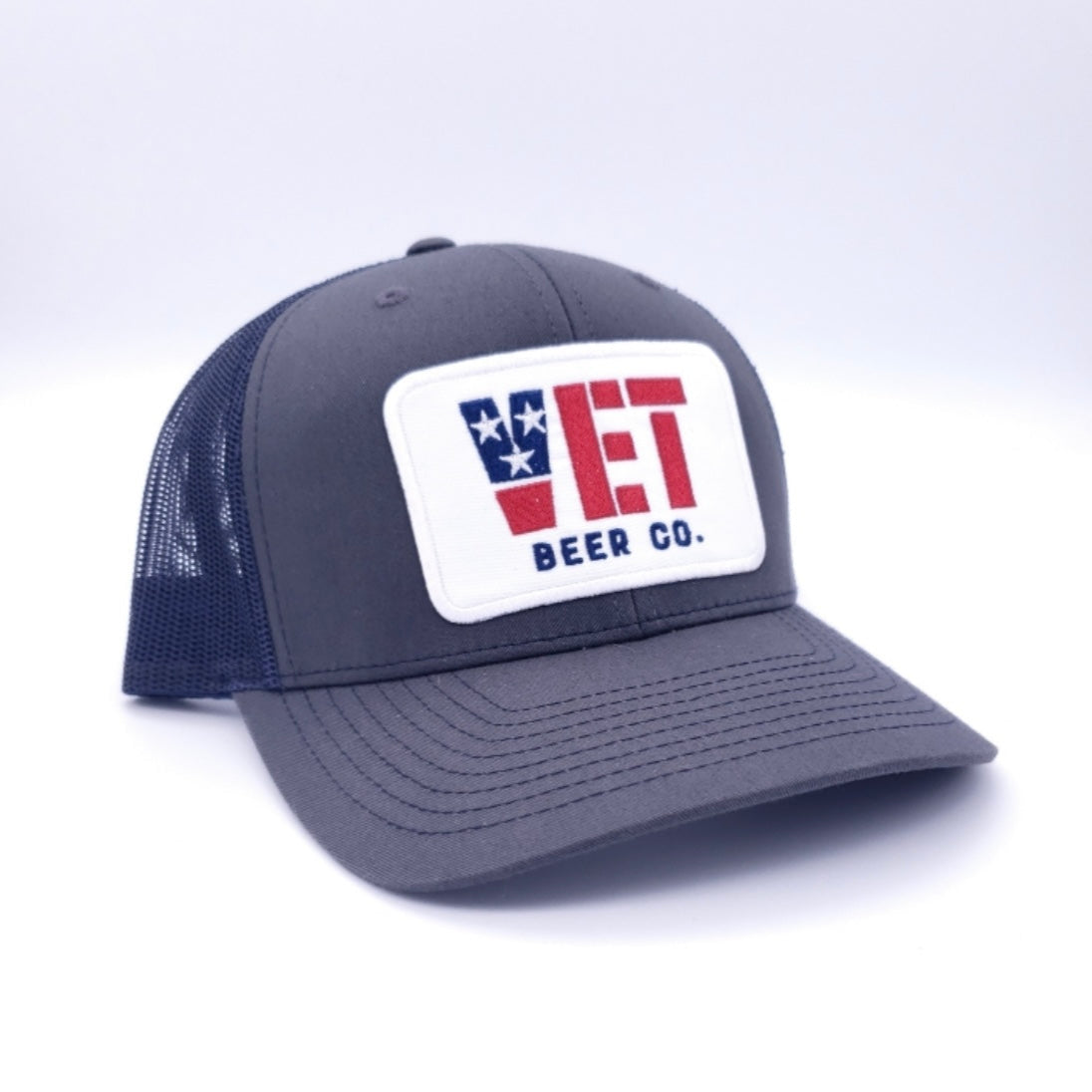 VET Beer Navy/Grey with Embroidered Patch